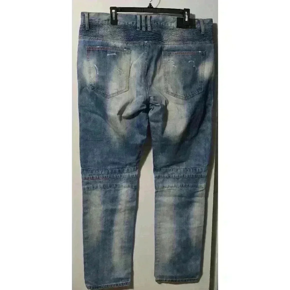 Men's Embellish Jeans Blue 40 - Picture 5 of 9